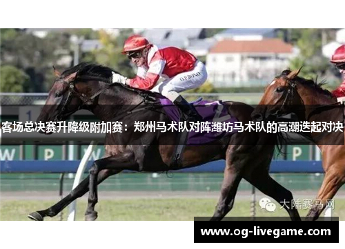 客场总决赛升降级附加赛：郑州马术队对阵潍坊马术队的高潮迭起对决
